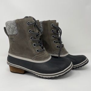 New Sorel Women's Slimpack II Lace Boot, Quarry